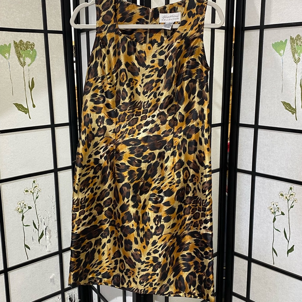 Leopard print dress